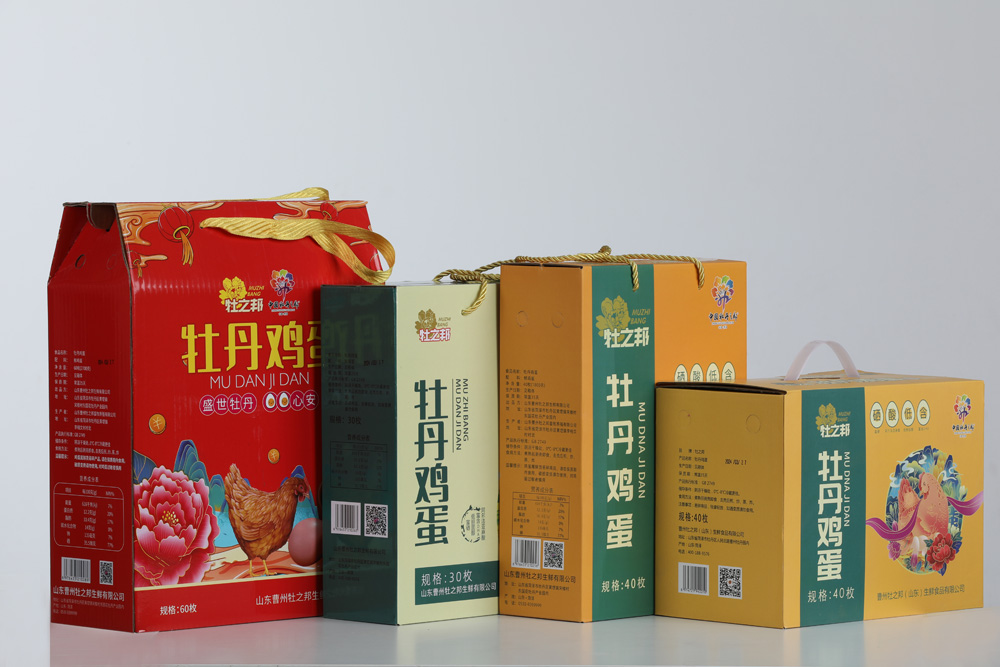 牡丹鸡蛋礼盒